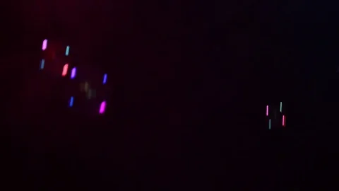 Multicolor bubbles falling Stock Footage 113822884