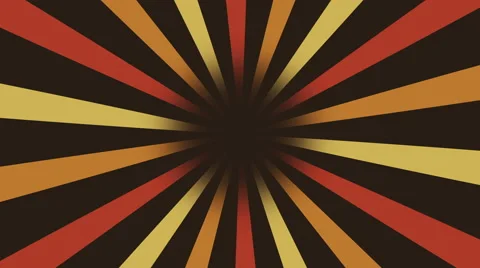 Multicolor Burst vector background. Nice sunburst vintage style sun Stock Footage 68142322