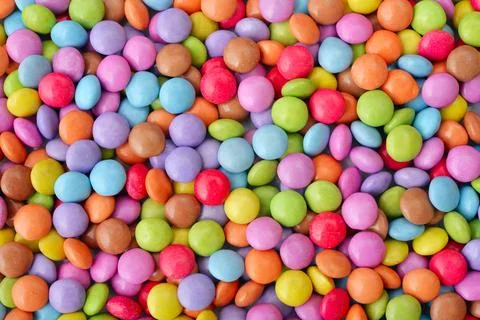 Multicolor candies 스톡 사진