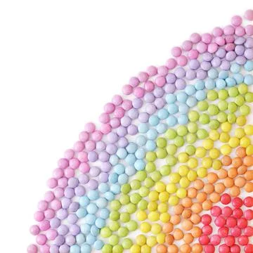Multicolor candies Stock Photos