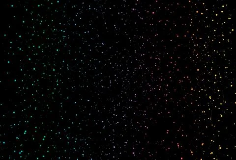 Multicolor celebration vector texture template. Star dust distress scattered Stock Illustration