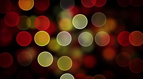 Multicolor Circles On Black Background. Seamless loop. Stock Footage 64931106