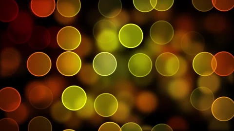 Multicolor Circles On Black Background. Seamless loop. 動画素材 64931119
