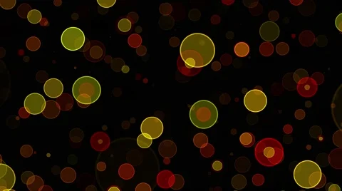 Multicolor Circles Flying Through Space. Seamless loop. Stock Footage 68311260