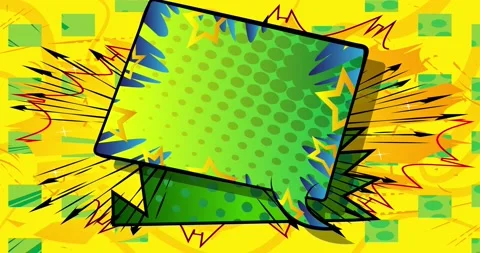 Multicolor Comic Book Background Stock-Footage 166484751