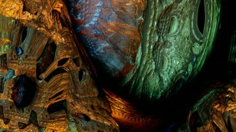 Multicolor complex structures of stone n1290 Stock Footage 14826603