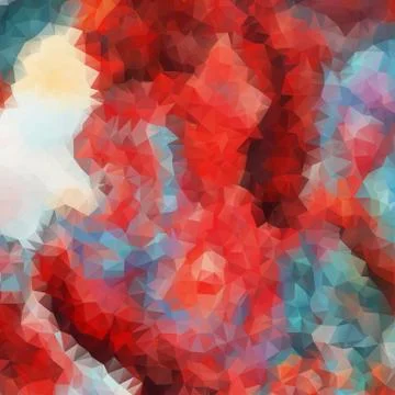 Multicolor composition with angular shapes Illustrazione stock