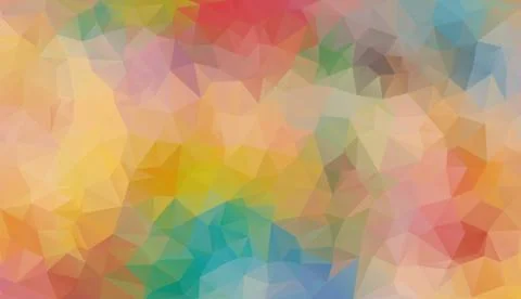 Multicolor composition with angular shapes Stock Illustration