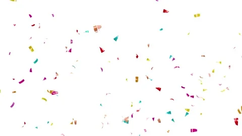 Multicolor Confetti Burst Explosion Animation Loop. .Colorful Confetti Blast  Stockbeeldmateriaal 337773208