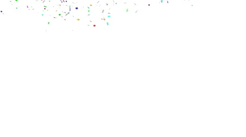 Multicolor Confetti Explosion Stock Footage 40268427