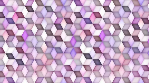 Multicolor Cube Shape Gradient Motion Loop Stock Footage 67406328