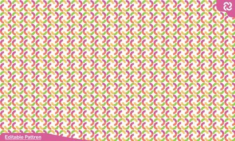 Multicolor curved shapes abstract background Stock Illustration