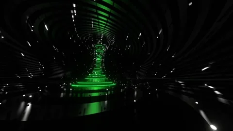 Multicolor Cyber Strobe Carousel Background VJ Loop in 4K Stock Footage 305918194