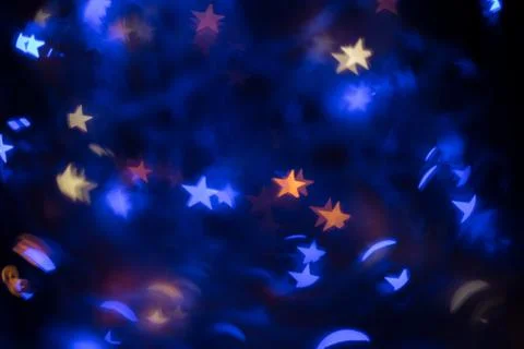 Multicolor defocused bokeh  background. Close up. Whole background. Foto stock