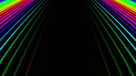 Multicolor Descending Endless Neon Lines Background VJ Loop in 4K Stock Footage 304533686