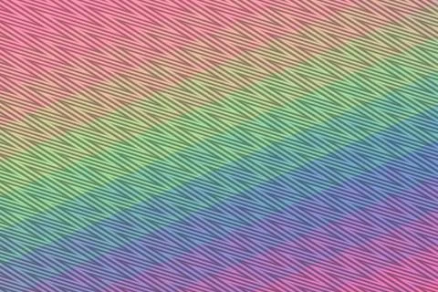 Multicolor diagonal line texture blends pink green blue and purple tones into a Stock Illustration