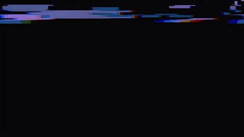 Multicolor Digital Glitch Bars With RGB Distortion on Black Background 스톡 동영상 343463224