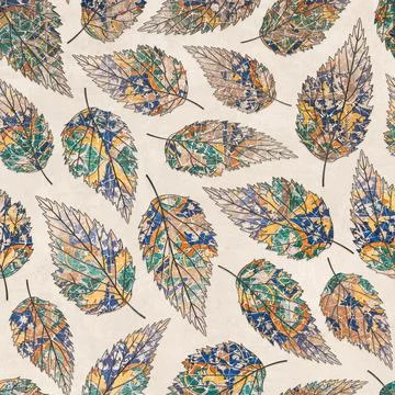 Multicolor digital wall tiles decor design. Stock Illustration