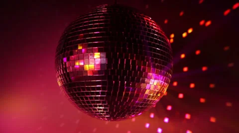 Multicolor disco ball Vídeos de archivo 36299503