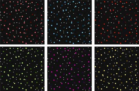 Multicolor Dotted Pattern Background Stock Illustration