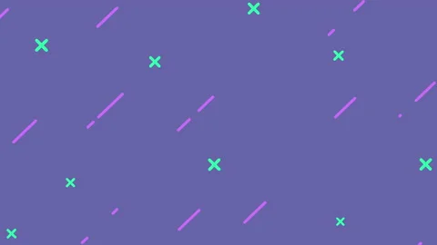 Multicolor dynamic mosaic with very peri violet elements. Stock Footage 168683551