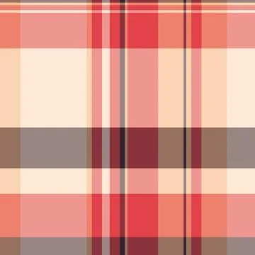 Multicolor fabric pattern plaid, feminine texture vector tartan. Tough back.. Stock Illustration