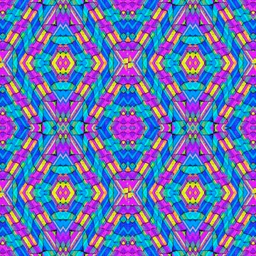 Multicolor Geometric Modern Pattern Illustrazione stock
