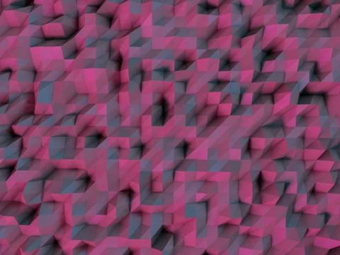 Multicolor geometric rumpled triangular low poly backdrop. 3D re Illustrazione stock