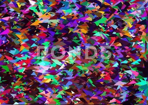 Multicolor geometric rumpled triangular low poly origami style gradient illus Ilustraciones de archivo
