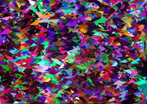 Multicolor geometric rumpled triangular low poly origami style gradient illus Illustrazione stock