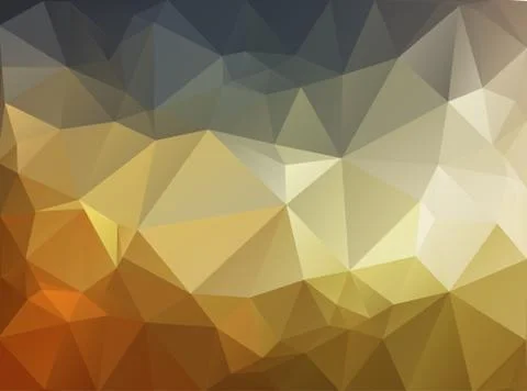 Multicolor geometric rumpled triangular low poly origami style gradient illus Stock Illustration