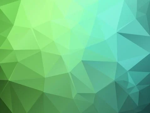 Multicolor geometric rumpled triangular low poly origami style gradient illus Stock Illustration