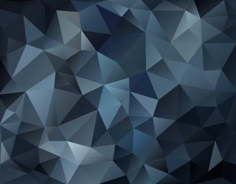 Multicolor geometric rumpled triangular low poly origami style gradient illus 스톡 일러스트