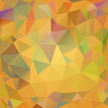 Multicolor geometric rumpled triangular low poly origami style gradient illus Stock Illustration