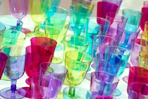 Multicolor glass Stock-Fotos