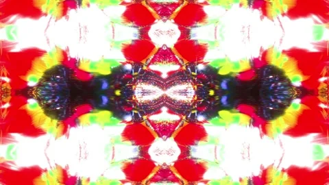 Multicolor Glitch Tunnel VJ Loop Stock Footage 326735571