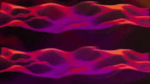 Multicolor glossy wavy pattern background Stock-Footage 204739333