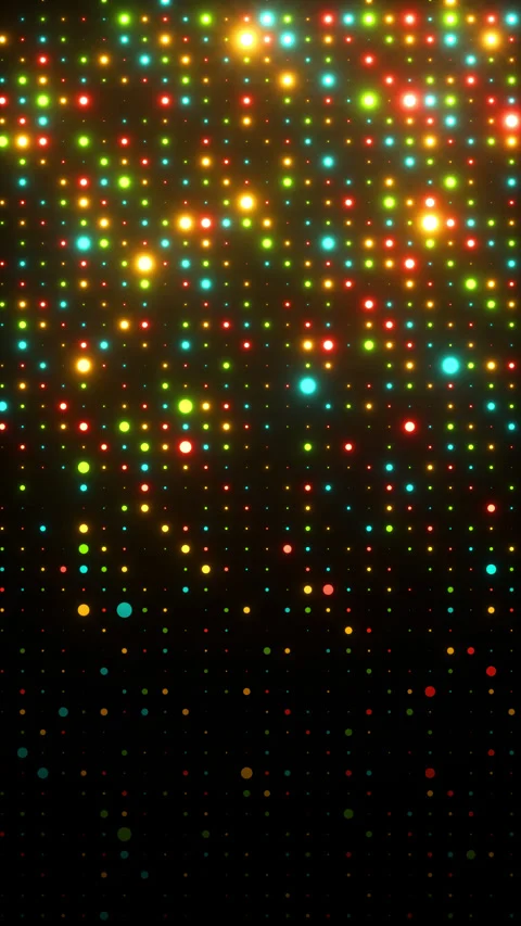 Multicolor glowing blinking lights. Stock Footage 315457404