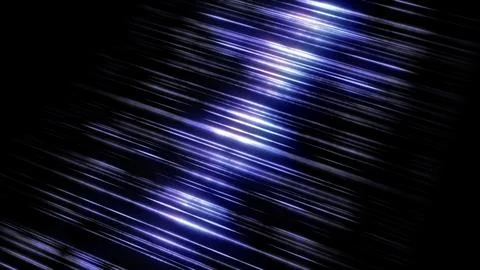 Multicolor glowing lines of rays, abstract background, 3d animation Stock Illustration