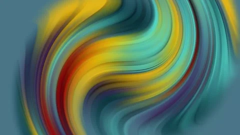 Multicolor gradient background shimmering waves Stock Footage 277544637