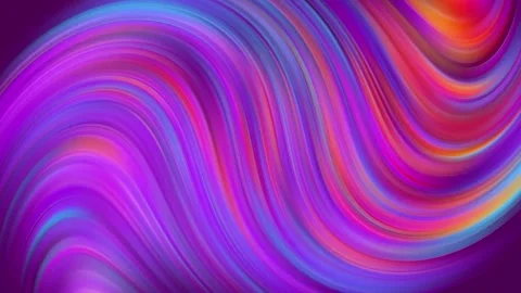 Multicolor gradient background shimmering waves Stock Footage 277544715