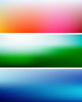 Multicolor gradient banner Stock Illustration