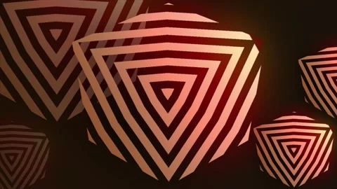 Multicolor gradient pentagon shape background Stock Footage 204727491