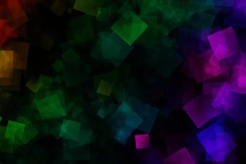 Multicolor Gradient Squares Stock Illustration