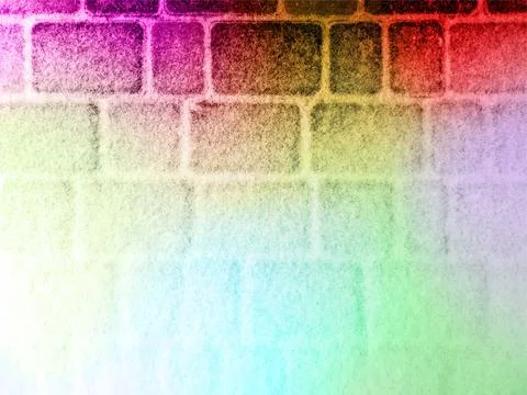Multicolor gradient vector grunge background of paving slabs Stock-Illustration