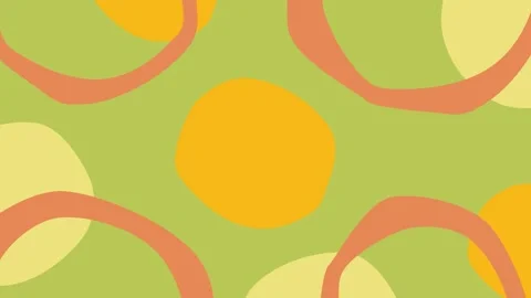 Multicolor hippie flat cartoon looping endless background. 4K Stock Footage 248548339