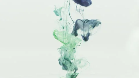Multicolor ink drops in water 4k Stock Footage 41505868