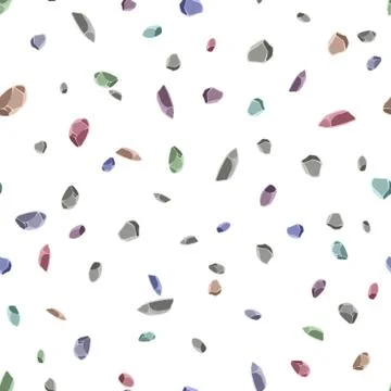 Multicolor jewel stone. Stock Illustration
