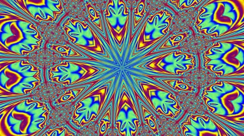Multicolor Kaleidoscope Stock Footage 27141840