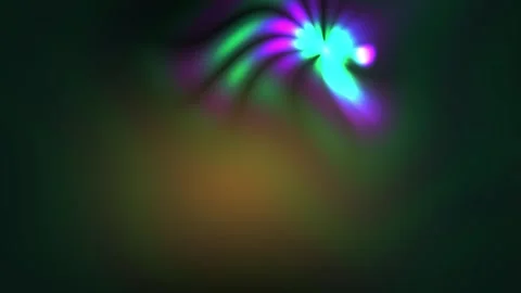 Multicolor light beam effects on dark background. Stock Footage 337515534